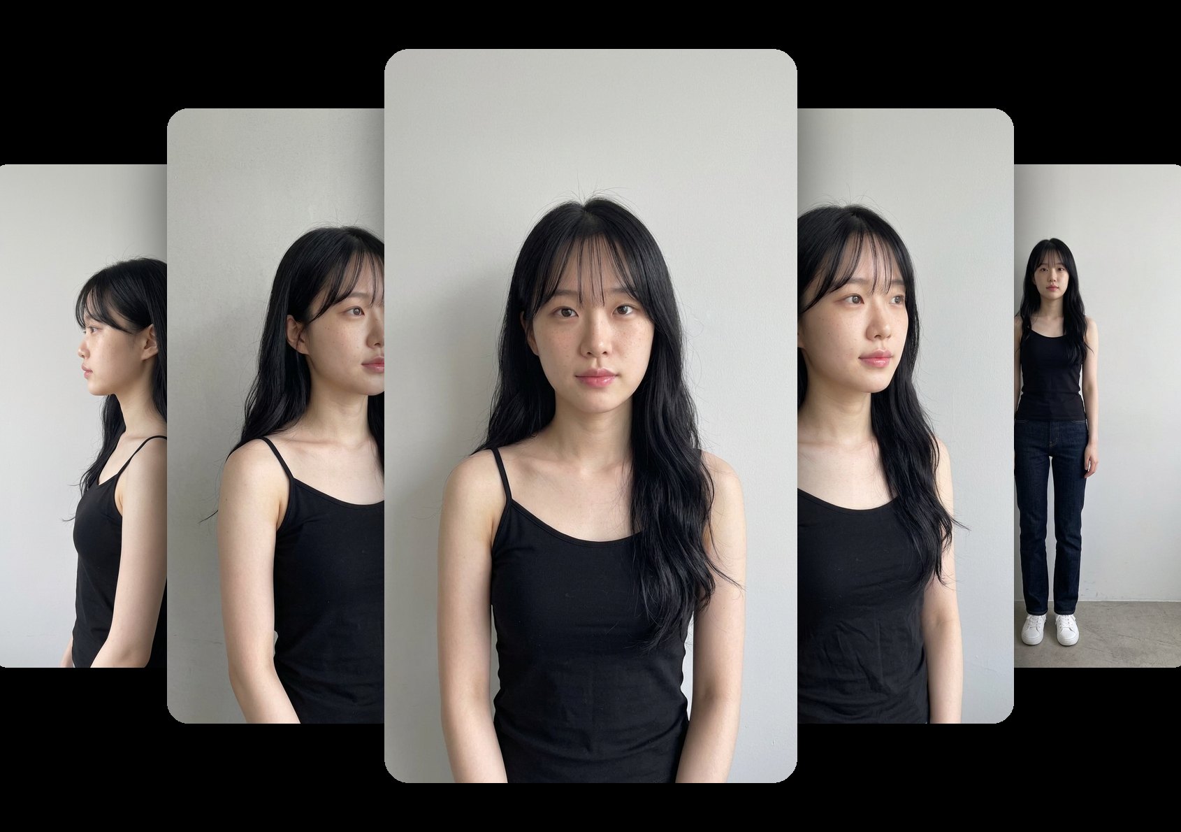 One creator shown from five sides
